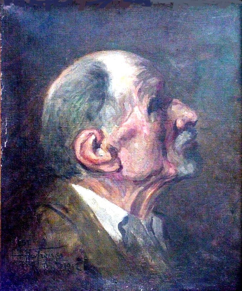 Antônio Parreiras - Busto de figura masculina