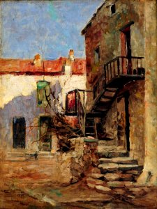 Antônio Parreiras - Casas em Piana (Córsega, França)