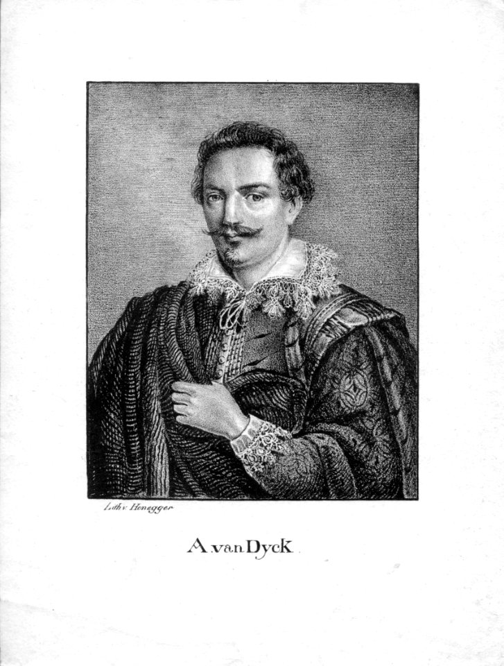 Antoon van Dyck (lith Honegger)