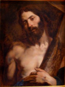 Antoon van Dyck Cristo portacroce. Free illustration for personal and commercial use.