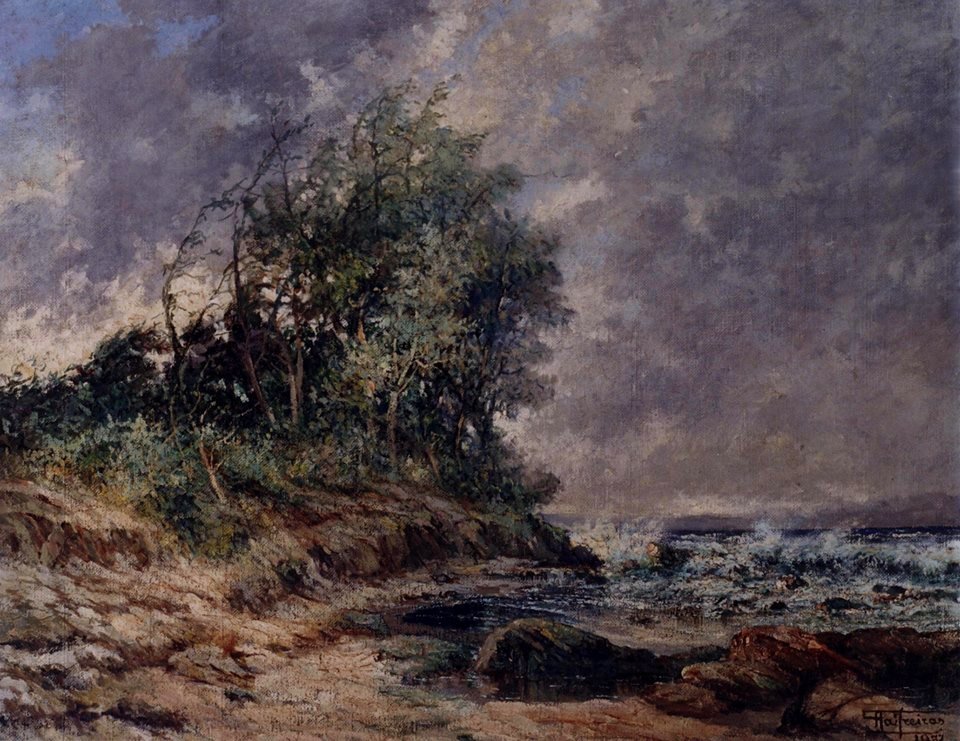 Antônio Parreiras - Sudoeste à beira-mar