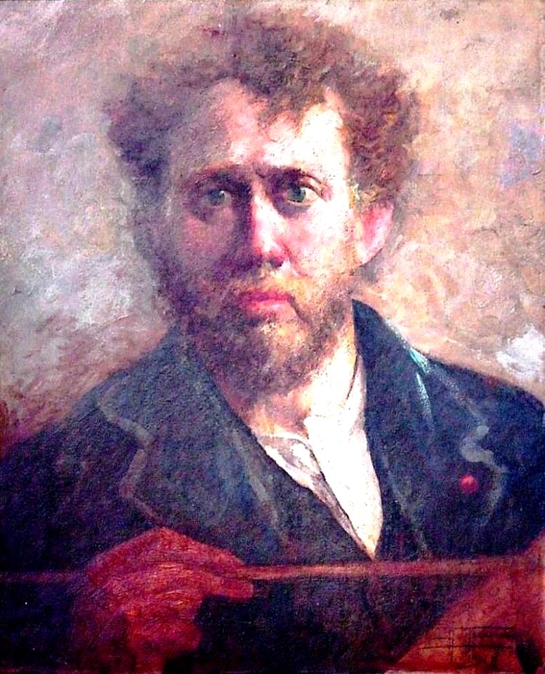 Antônio Parreiras - Um colega (retrato do pintor Numa Camille Ayrinhac) 1918