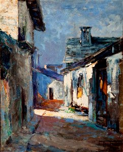 Antônio Parreiras - Velhas casas