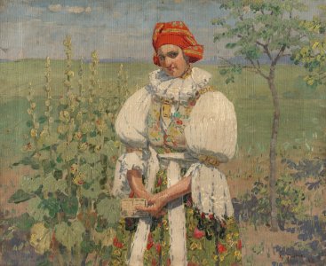 Antoš Frolka - Lístok od milého. - O 163 - Slovak National Gallery