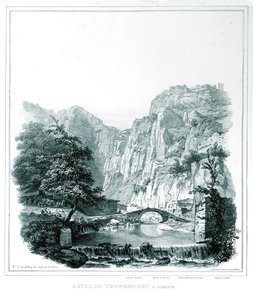 Antre de Trophonius a Lébadé - Stackelberg Otto Magnus Baron De - 1830
