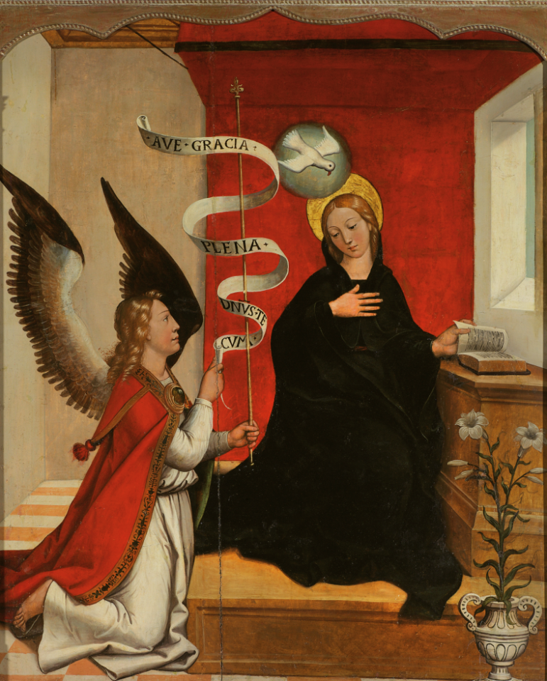 Anunciación. Francisco de Comontes, atribución.