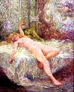 Antônio Parreiras - Damnée (1919)