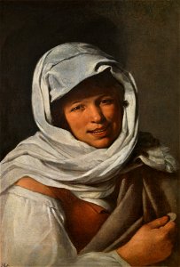 Anónimo (Seguidor de Murillo, Bartolomé Esteban) - La gallega de la moneda, P001002