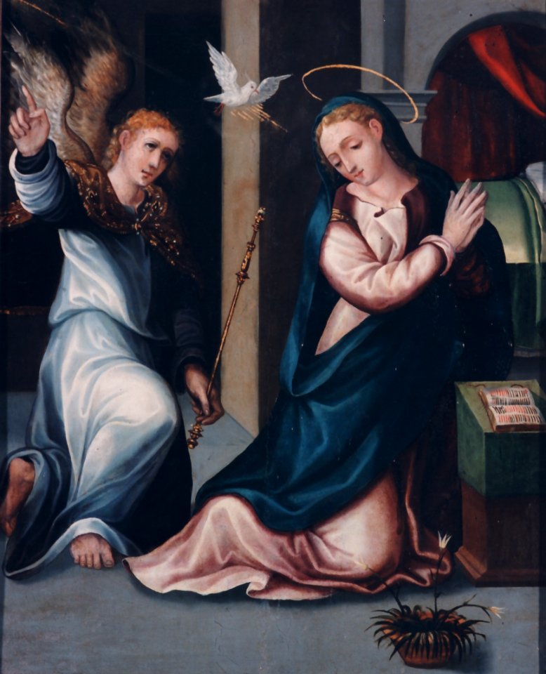 Anunciación del Ángel a María - CE2178P Museo de Bellas Artes de Córdoba