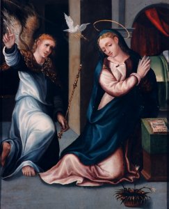 Anunciación del Ángel a María - CE2178P Museo de Bellas Artes de Córdoba