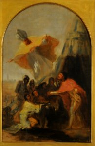 Aparición de San Isidoro al Rey Fernando el Santo ante los muros de Sevilla - Francisco José de Goya y Lucientes