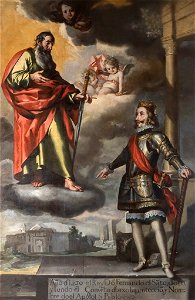 Aparición de San Pablo a San Fernando, Antonio del Castillo