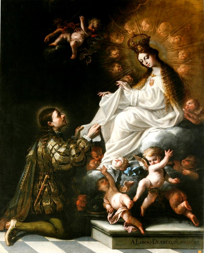 Aparición de la Virgen de la Merced a San Pedro Nolasco, de Alonso del Arco (Museo del Prado)