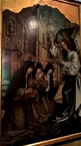Aparição de um Anjo às Santas Clara e Inês de Assis e Coleta de Corbie Retábulo Convento de Jesus