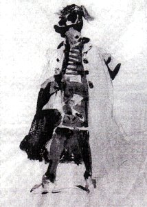 Apcar Baltazar - Decorator - Schita de costum de teatru (3)