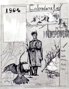 Apcar Baltazar - Grafica - Proiect pentru - Calendarul Independentei - 1904