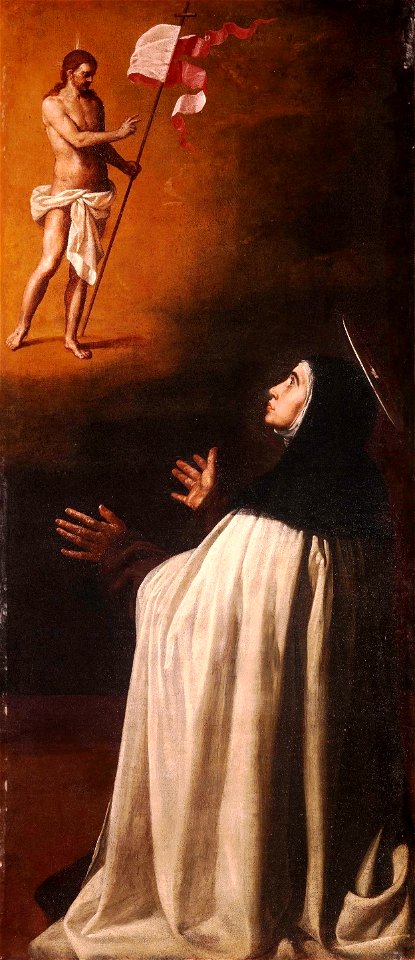 Aparición de Cristo Salvador a Santa Teresa de Jesús (Museo del Prado)