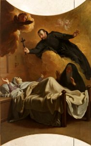 Aparición de San Francisco de Regis a la madre Momplaisant (Museo del Prado)