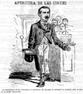 Apertura de las Cortes, de Pellicer