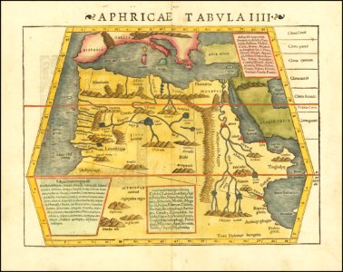 Aphricae Tabula IIII by Sebastian Münster