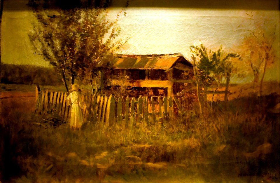 Apiary (Painting by Mednyánszky)