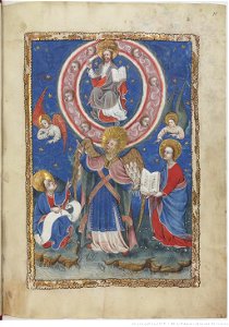 Apocalypse flamande - BNF Néerl3 f.11r Mighty angel