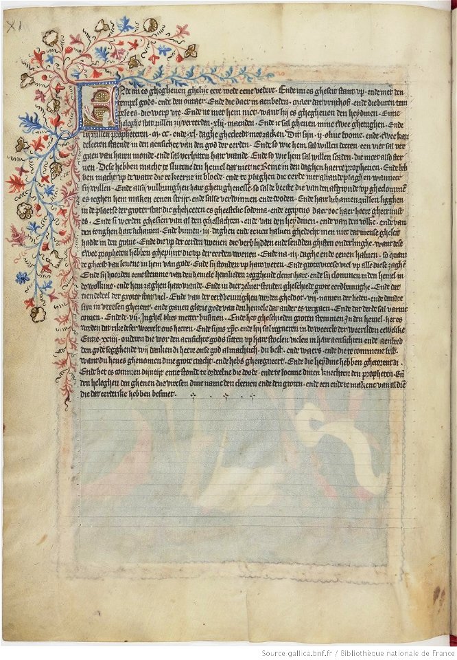 Apocalypse flamande - BNF Néerl3 f.11v