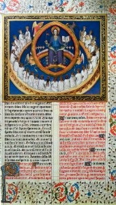 Apocalypse figurée des ducs de Savoie - Escorial E Vit.5 - Vision of God enthroned