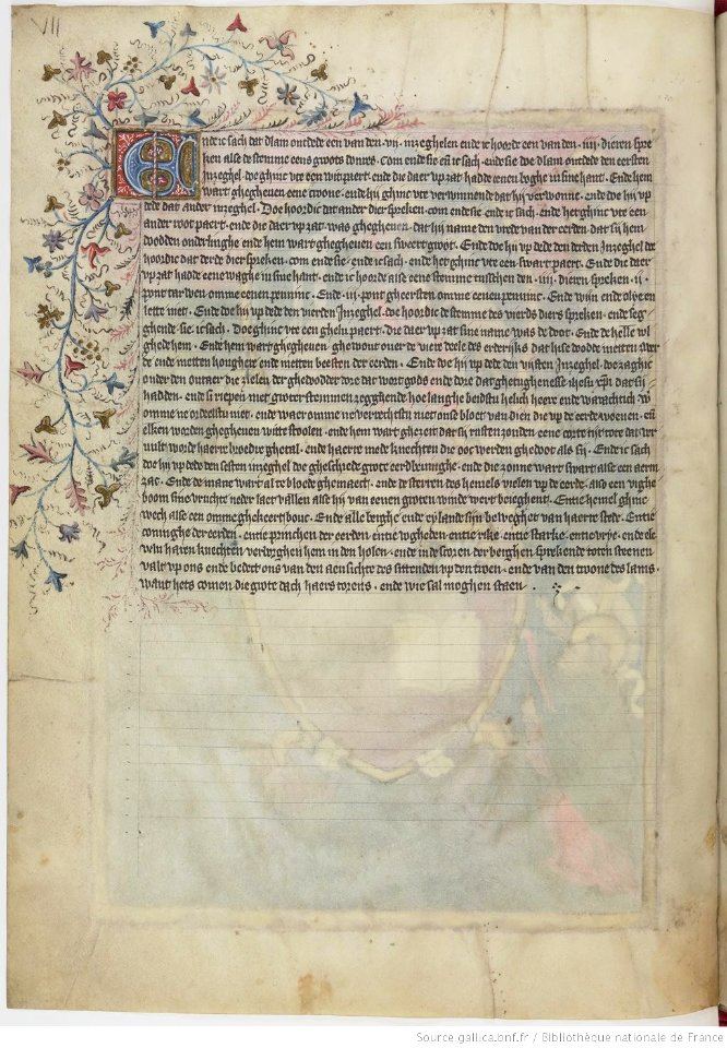 Apocalypse flamande - BNF Néerl3 f.6v