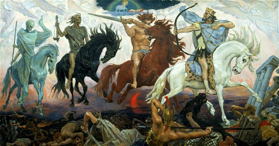 Apocalypse vasnetsov. Free illustration for personal and commercial use.