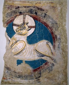 Apocalyptic Lamb from Sant Climent de Taüll - Google Art Project