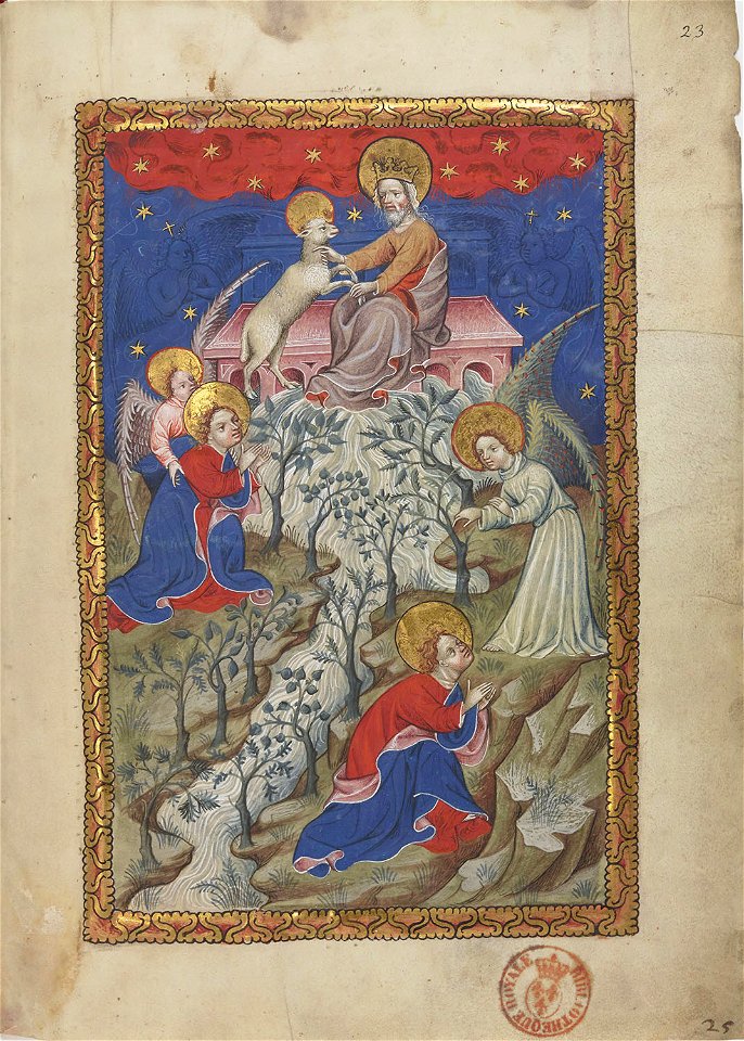 Apocalypse flamande - BNF Néerl3 f.23r River of life