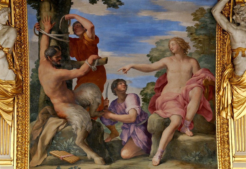 Apollo Marsyas Romanelli Louvre Inv20348