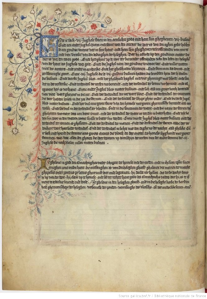 Apocalypse flamande - BNF Néerl3 f.8v