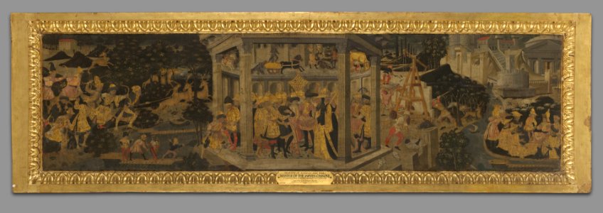 Apollonio di Giovanni - Aeneas at Carthage - 1871.35 - Yale University Art Gallery