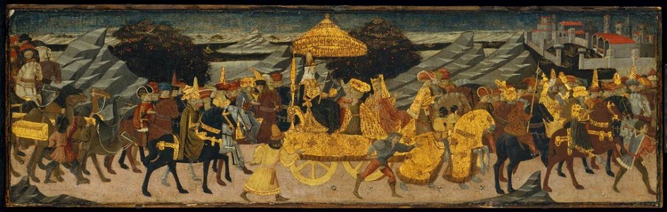 Apollonio di Giovanni di Tomaso - Journey of the Queen of Sheba - 23.252 - Museum of Fine Arts