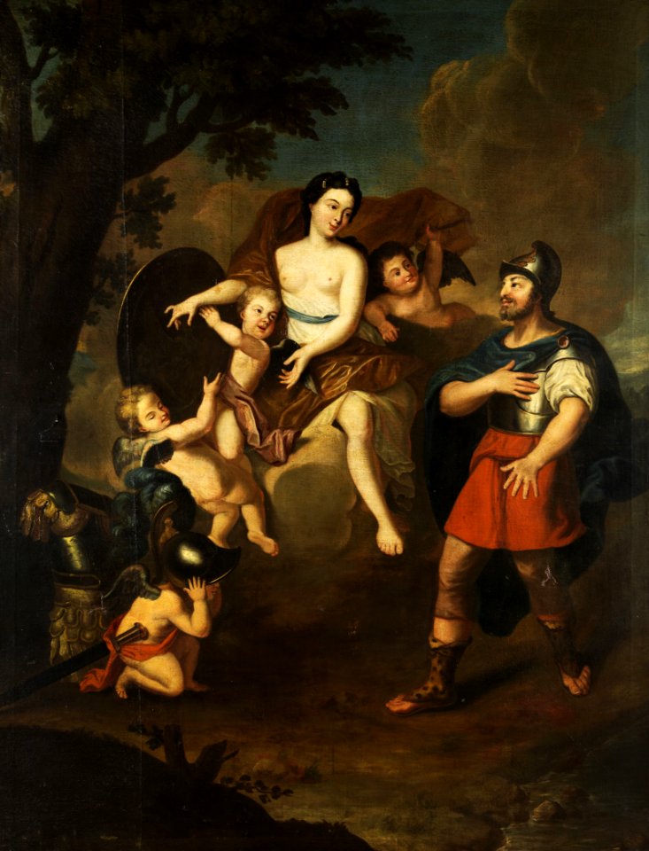 Apotheose der Kriegsgötting Minerva 18 Jh