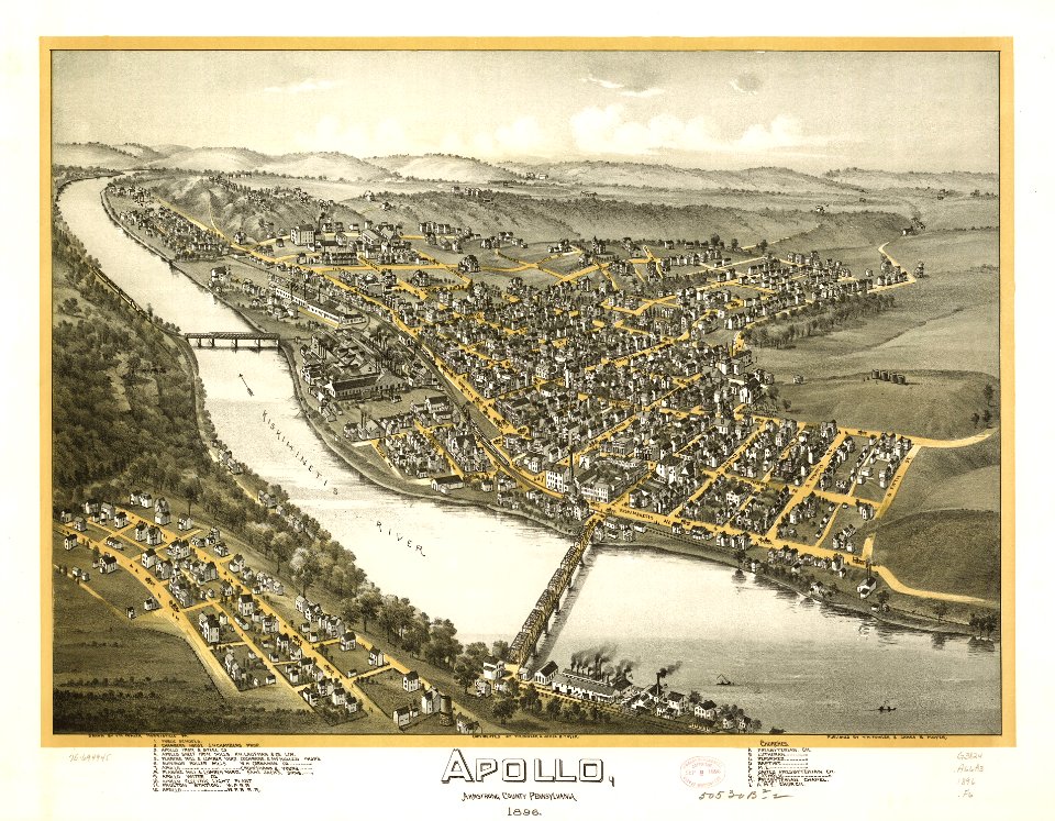 Apollo, Armstrong County, Pennsylvania 1896. LOC 75694945