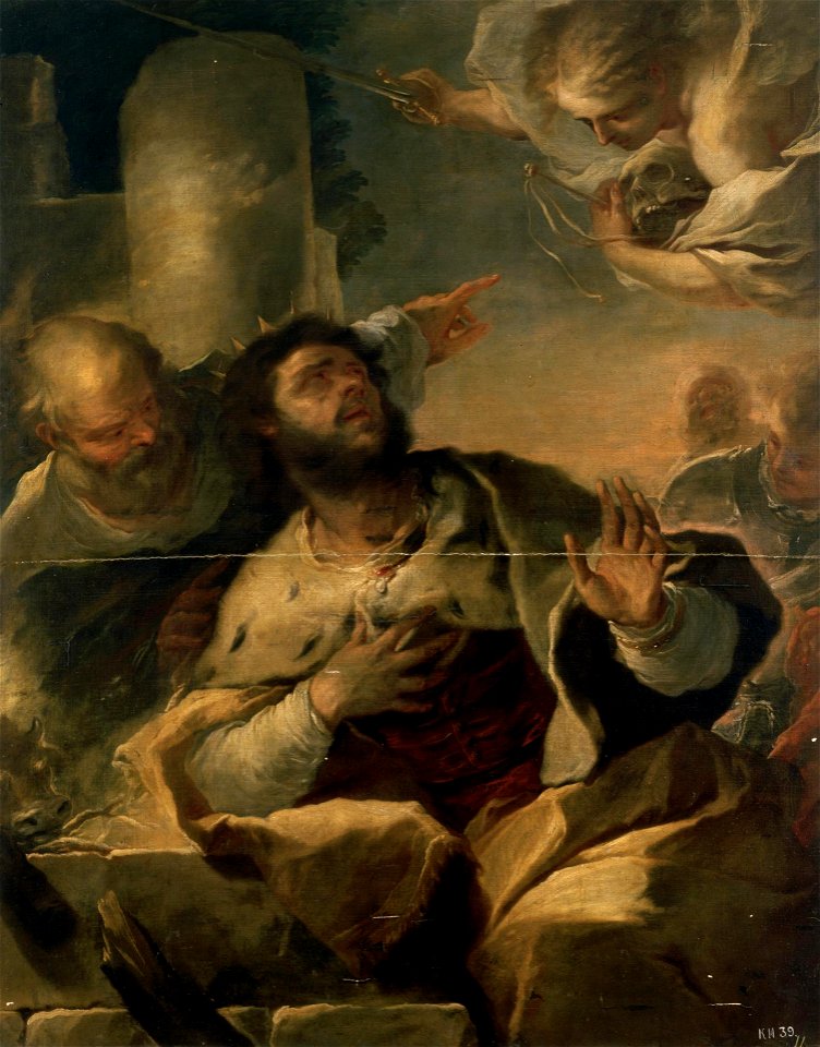 Appearance of the Angel to King David (Giordano)