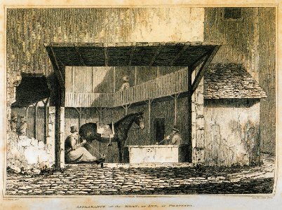 Appearance of the Khan, or Inn, near Pravista - Clarke Edward Daniel - 1816