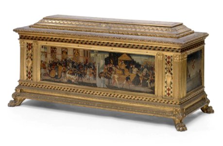 Apollonio di Giovanni di Tomaso - Cassone with three painted panels - 06.2441 - Museum of Fine Arts