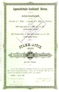 Appenzellerbahn-Gesellschaft 1886