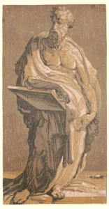 Apostle holding a tablet LCCN2008675425