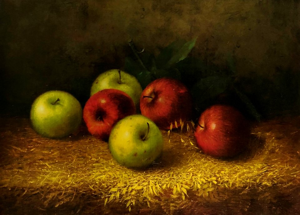 Apples on the ground by Charles Porter