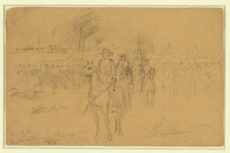 April 6. Custer ready for his 3rd charge at Sailors Creek 1865 LCCN2004660781