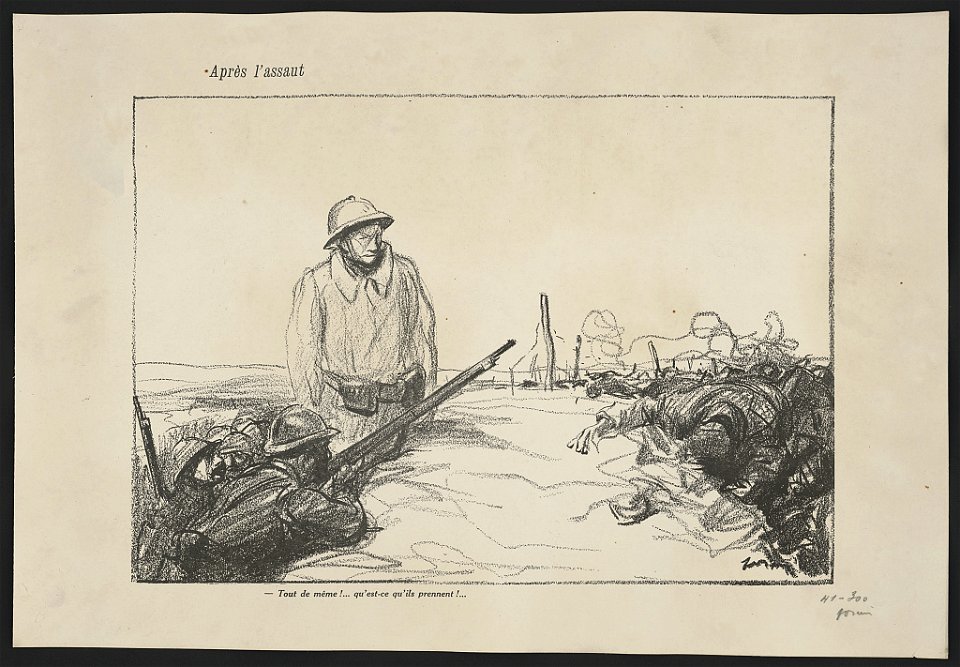 Apres l'assaut. Tout de même ! ... qu'est-ce qu'ils prennent ! ... LCCN2015648141