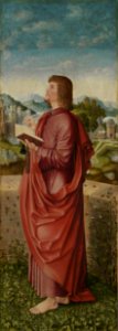 Apt-Werkstatt - Universitätsaltar, Hl. Johannes Ev. Rückseite, Hl. Margaretha - 10351 - Bavarian State Painting Collections