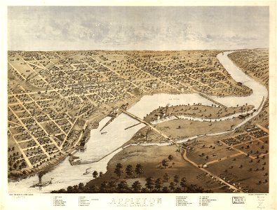 Appleton, Outagamie County, Wisconsin 1867. LOC 73694533