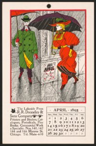 April 1895. Printers, and binders, catalogues, periodicals, fine books LCCN2015645862