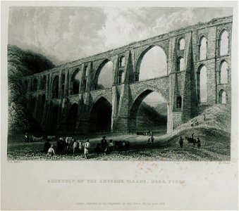 Aqueduct of the Emperor Valens, near Pyrgo - Pardoe Julia - 1838
